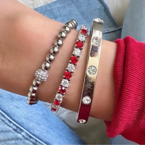 Park Lane Candy Cane Micro Impression Bracelet! BNIB!! - Picture 5 of 10